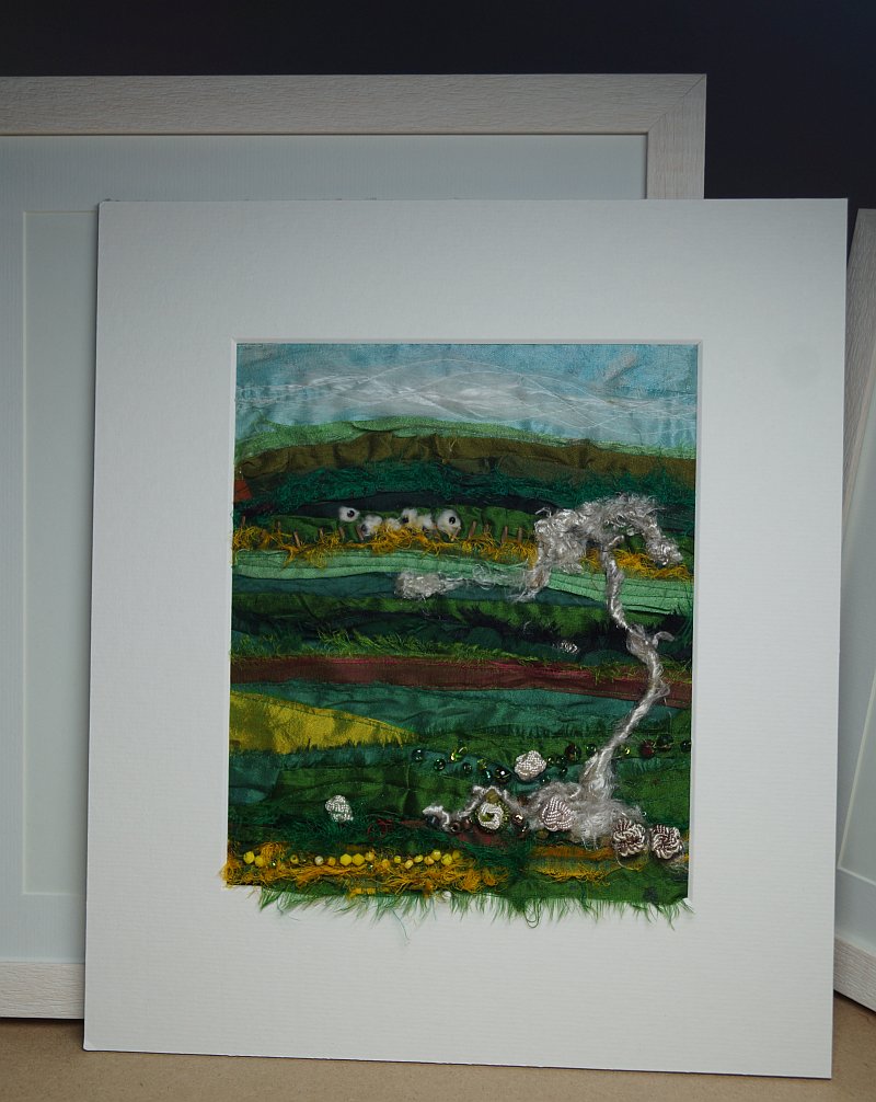 silk fabric art wall hangings