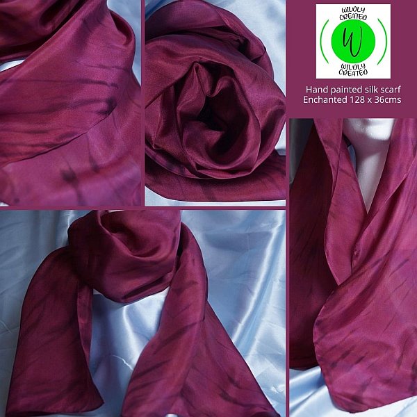 long silk scarf