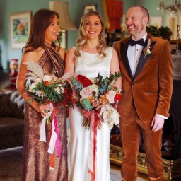 Silk ribbons for florists