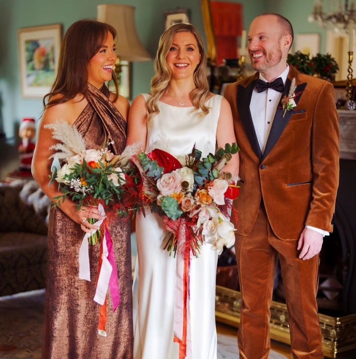 Silk ribbons for florists